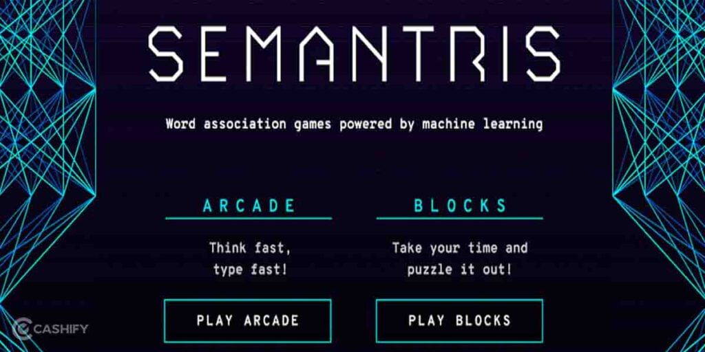 Semantris Best AI Websites