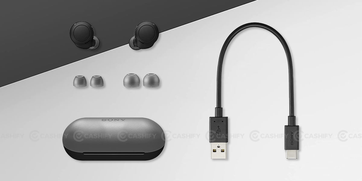 Sony WF-C500 box contents