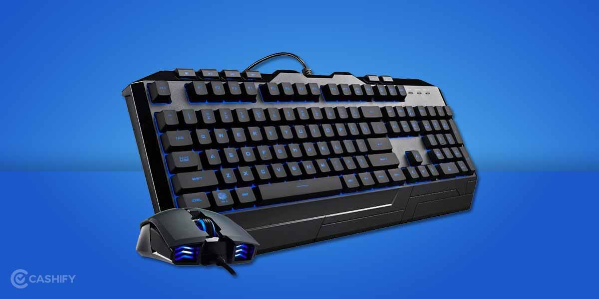 Cooler master Gaming keyboard mouse combo