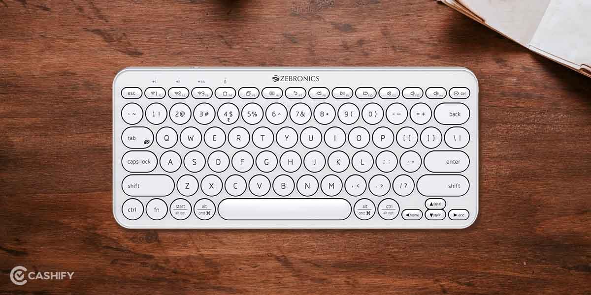 Zebronics Bluetooth keyboard