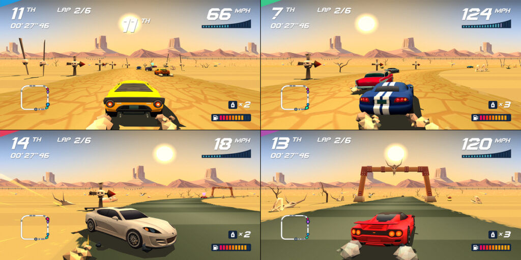 Horizon Chase Turbo Multiplayer Gameplay