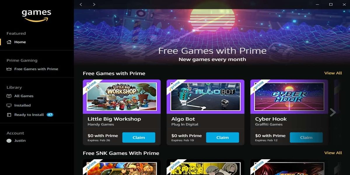 amazon prime gaming
