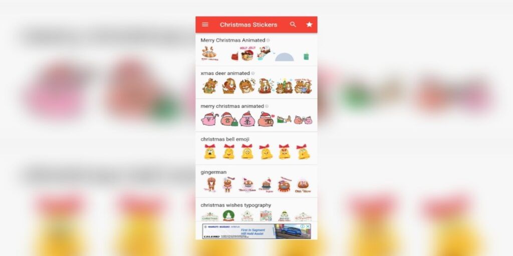 Christmas Sticker Packs For WhatsApp