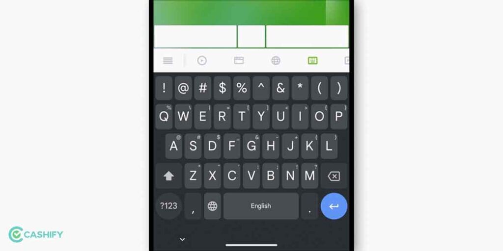 typing text using remote mouse app
