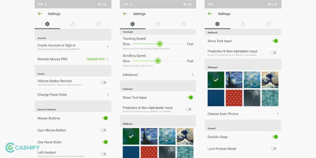 remote mouse app features