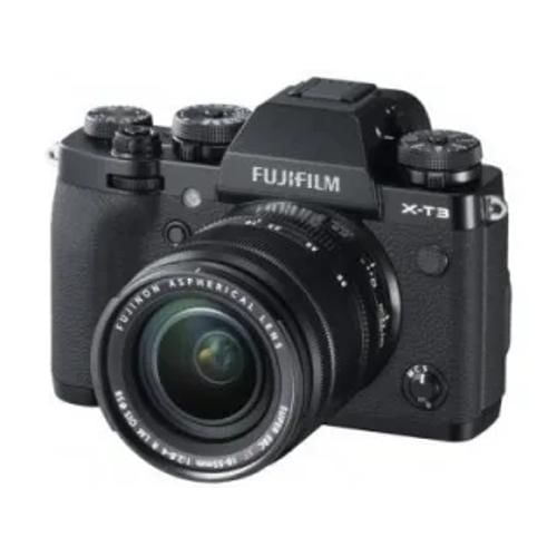 Fujifilm X Series X T3 Xf 18 55 Mm F 28 F 4 R Lm Ois Kit Lens Mirrorless Front Display