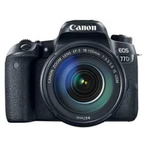 Canon Eos 77D Ef S 18 135Mm F 35 F 56 Is Usm Kit Lens Digital Slr Front