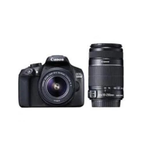 Canon Eos 1300D Double Zoom Ef S 18 55Mm F 35 F 56 Is Ii And Ef S 55 250Mm F 4 F 56 Is Ii Dual Kit Lens Digital Slr Front