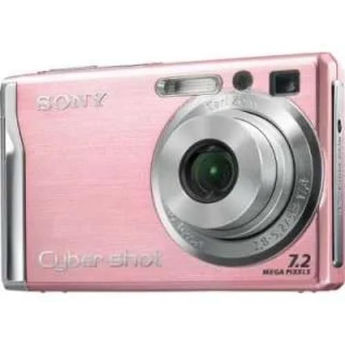 Sony Cybershot Dsc W80 Point And Shoot Front Display