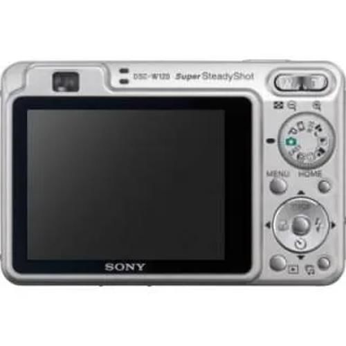 Sony Cybershot Dsc W120 Point And Shoot Front Display