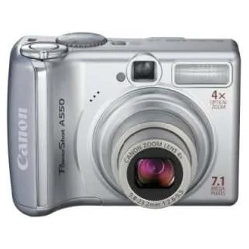 Canon Powershot A550 Point And Shoot Front