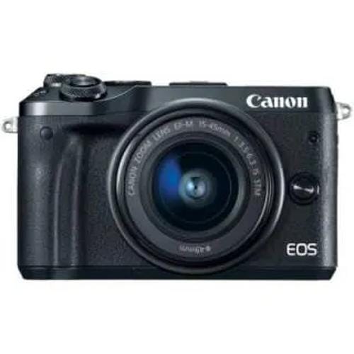 Canon Eos M6 Ef M 15 45Mm F 35 F 63 Is Stm Kit Lens Mirrorless Front