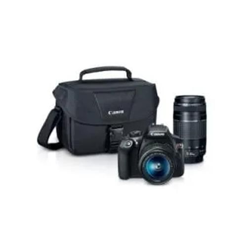 Canon Eos 1300D Ef S 18 55Mm F 35 F 56 Is Ii And Ef 75 300Mm F 4 F 56 Iii Kit Lens Digital Slr Front
