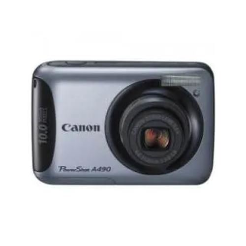 Canon Powershot A490 Point And Shoot Front Display