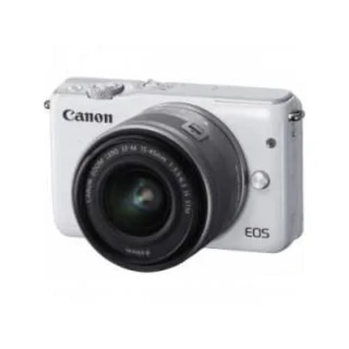 Canon Eos M10 Ef M 15 45Mm F 35 F 56 Is Stm And Ef M 22Mm F 2 Is Stm Kit Ii Lens Mirrorless Front