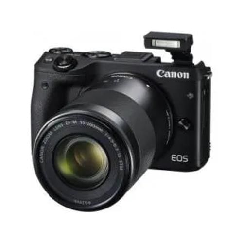 Canon Eos M3 Ef M 18 55Mm F 35 F 56 Is Stm And Ef M 55 200Mm F 45 F 63 Is Stm Kit Ii Lens Mirrorless Front Display