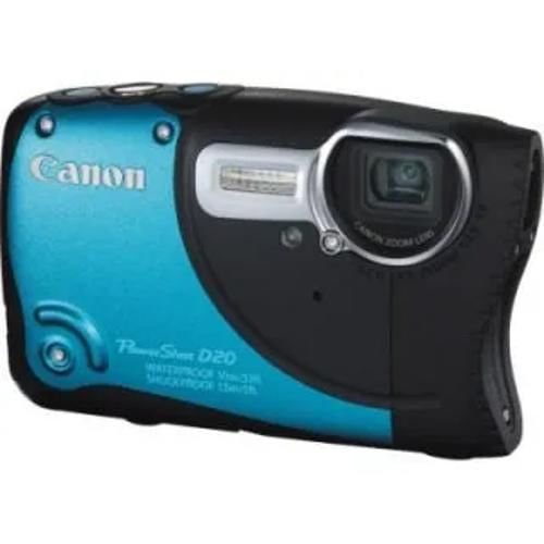 Canon Powershot D20 Point And Shoot Front Display