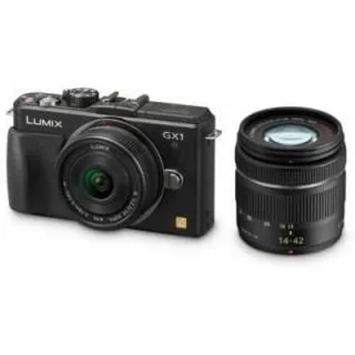 Panasonic Lumix Dmc Gx1W 14 42Mm F 35 F 56 And 14Mm F 25 Kit Lens Mirrorless Front