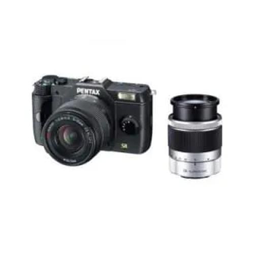 Pentax Q7 Smc 5 15Mm F 28 F 45 And 15 45Mm F 28 Kit Lens Mirrorless Front