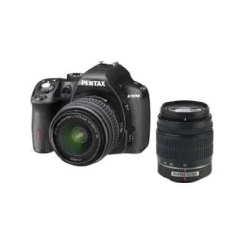 Pentax K 500 18 55Mm F 35 F 56 And 50 200Mm F 4 F 56 Kit Lens Digital Slr Front