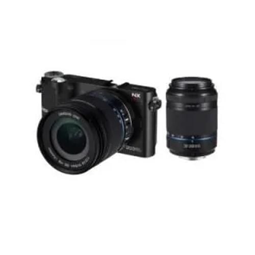 Samsung Nx300 18 55Mm F 35 F 56 And 55 200Mm Kit Lens Mirrorless Front