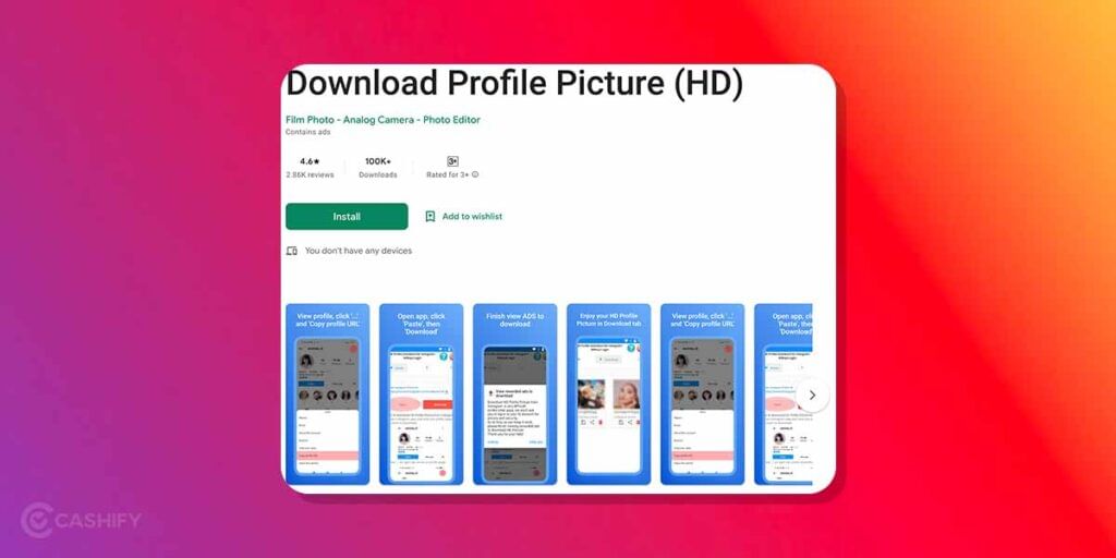 instagram dp download applications