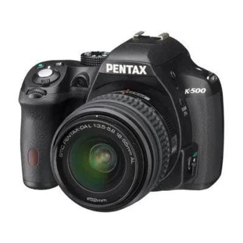 Pentax K 500 Smc Da 18 55Mm F 35 56 Lens Digital Slr Front Display