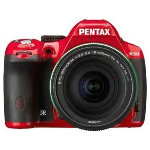 Pentax K 50 Da 18 135 Mm F 35 F 56 Al Wr Kit Lens Digital Slr Front