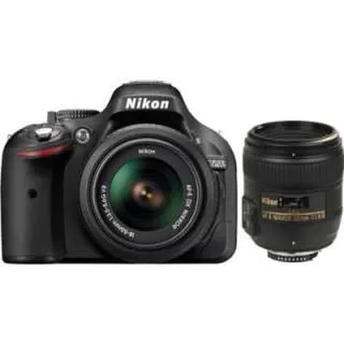 Nikon D5200 Af S 18 55 Mm F 35 56 Vr Ii Kit And Af S 50 Mm F 18G Lens Digital Slr Front