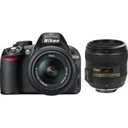 Nikon D3100 Af S 18 55 Mm F 35 56 Vr Kit And Af S 50 Mm F 18G Lens Digital Slr Front