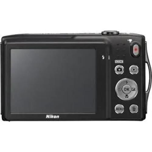 Nikon Coolpix S3200 Point And Shoot Front Display