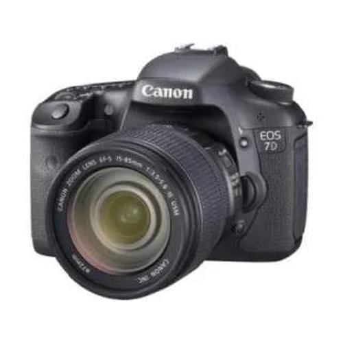 Canon Eos 7D Ef S 18 85 Mm Is I Lens Digital Slr Front Display