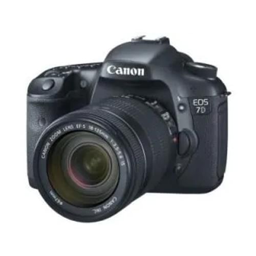 Canon Eos 7D Kit Ii Ef S 18 135Is Digital Slr Front Display