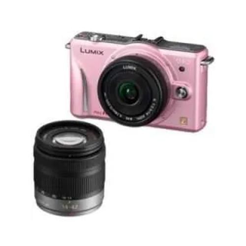 Panasonic Lumix DMC GF2 14 42mm f 35 f 56 and 14mm f 25G Kit Lens Mirrorless Front
