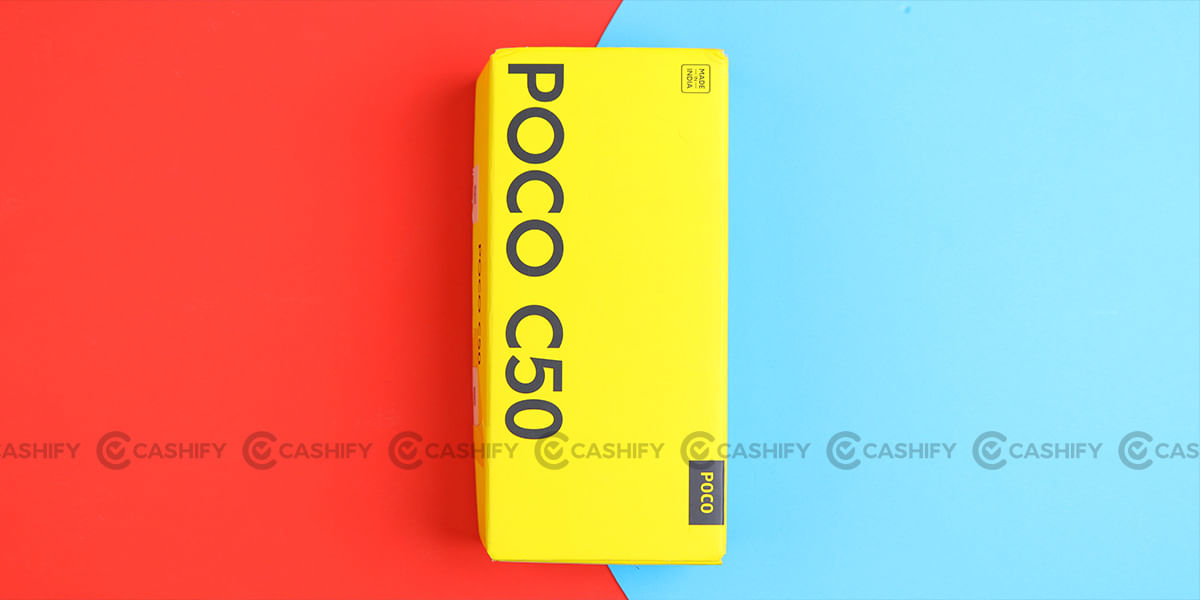 POCO C50 Box Contents