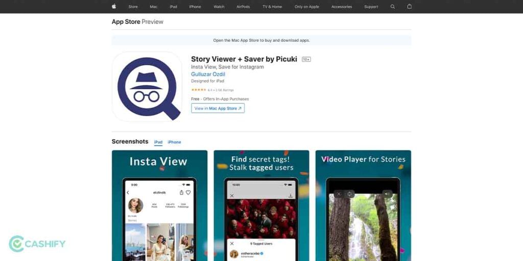 mobile app