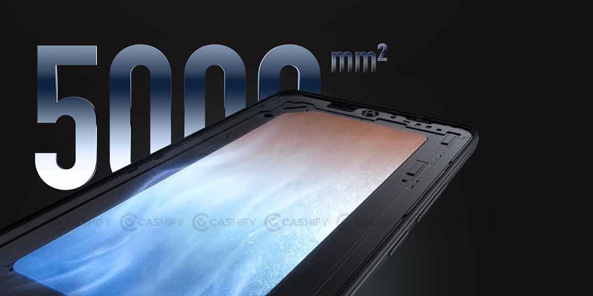 Redmi K60 VC cooling