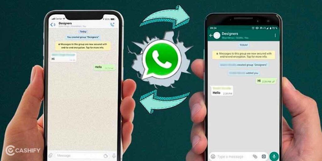 Official transfer WhatsApp Android to iPhone Feature to Migrate Chats