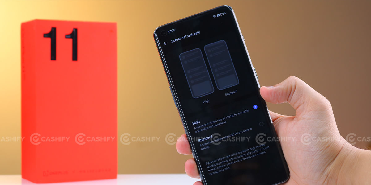 OnePlus 11 Display refresh rate