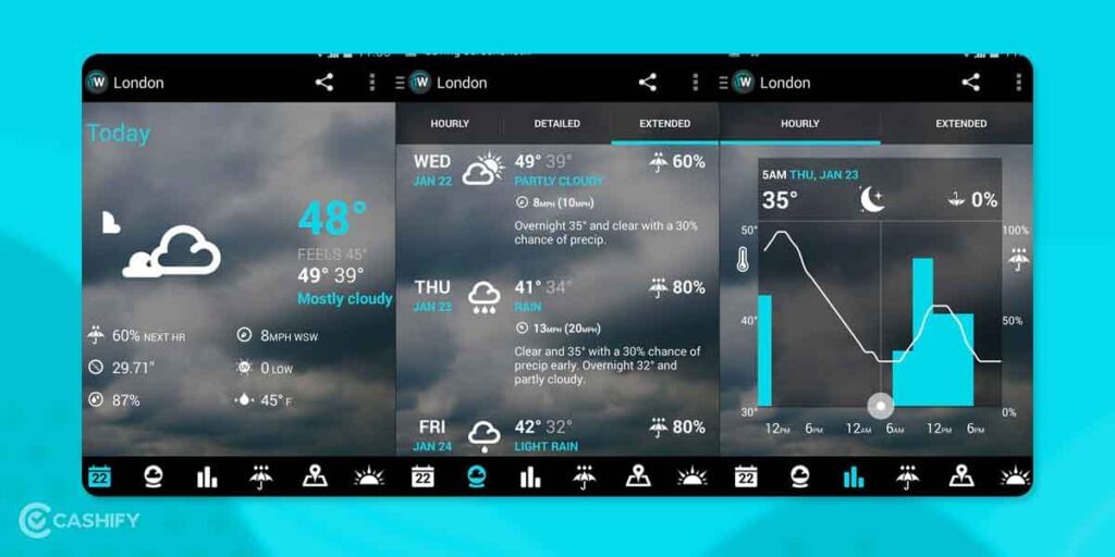 1Weather best android widgets
