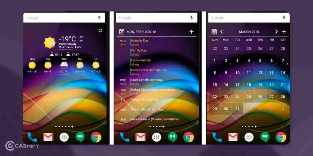 Chronus Information Widget best android widgets