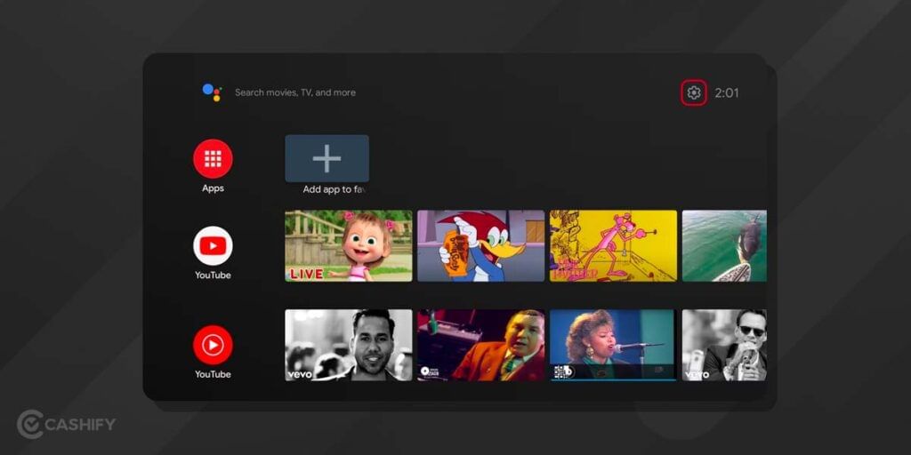 Android smart V features