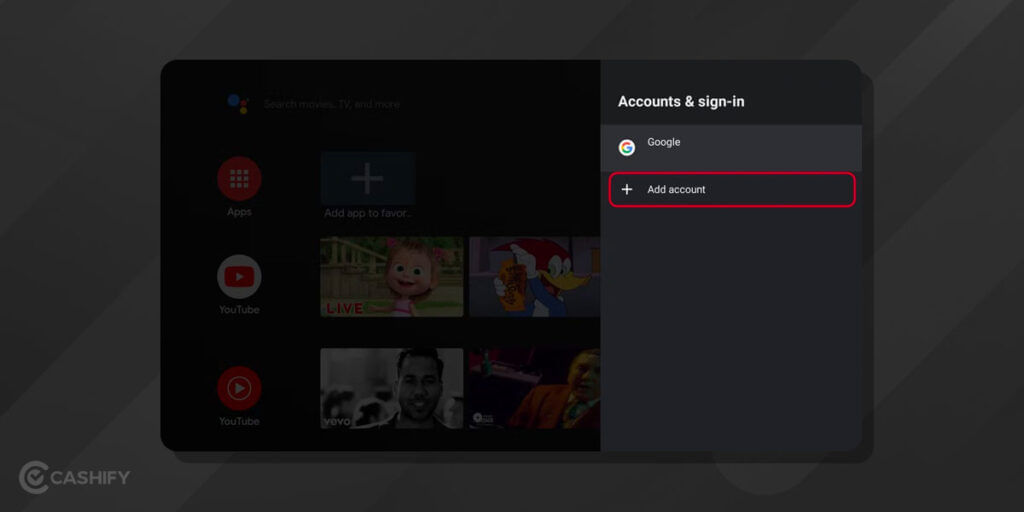 Add accounts