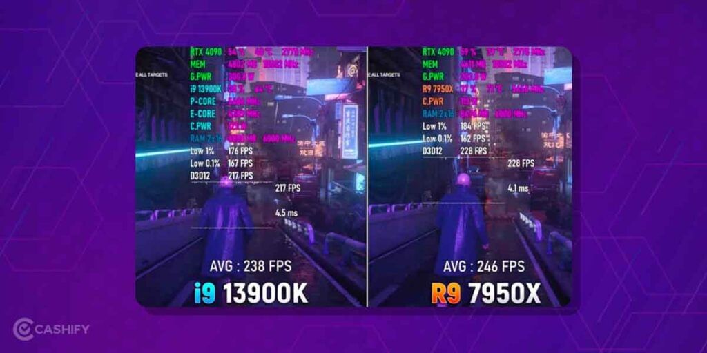 Intel Core i9 vs AMD Ryzen 9 Gaming FPS Comparison