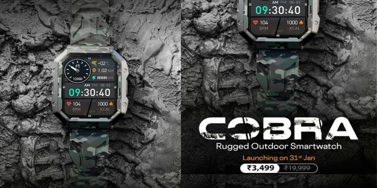 Fire-Boltt Cobra Rugged Outdoor Smartwatch Finally Arrives