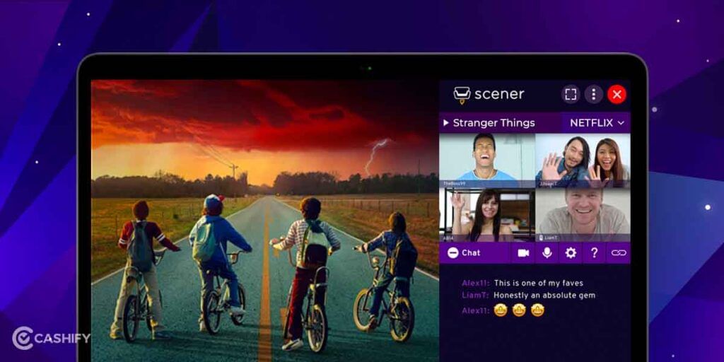 scener watch party app