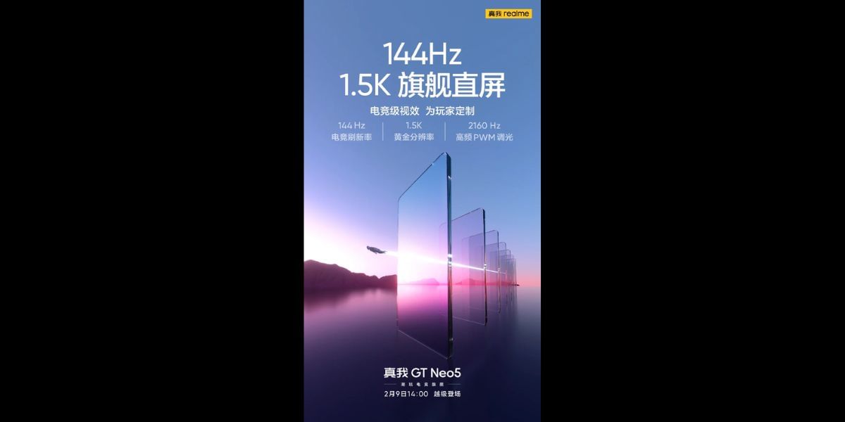 realme gt neo 5 specifications