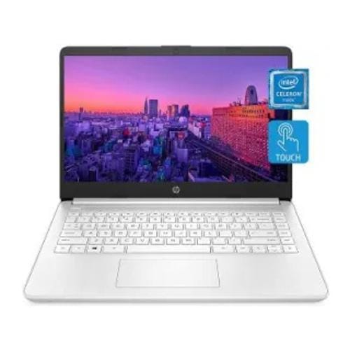 HP 14 dq0080nr 47X83UA Intel Celeron Dual Core 4 GB 64 GB eMMC Windows 10 Front