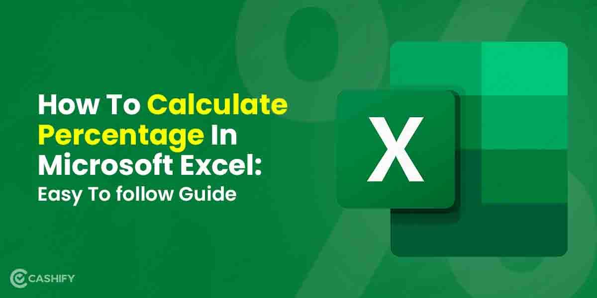 3 Common Methods To Calculate Percentage Microsoft Excel