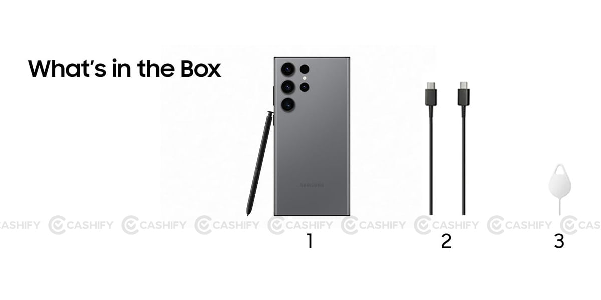 Samsung Galaxy S23 Ultra Box Contents